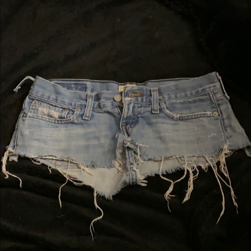 Size 0s Abercrombie Jean Shorts ONLY for the bed